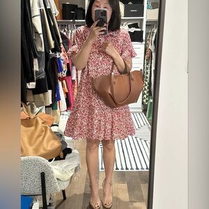 J. Crew Amelia shirtdress Liberty Eliza's Red mini Dress monny and me XS